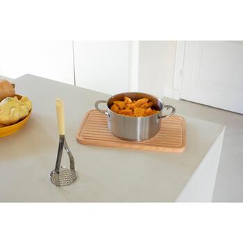 BRABANTIA Kartupeļu stampa un karote, Vanilla Yellow (229503)
