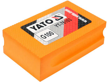 Yato Dimanta sūklis YT-76103, 90x60x30 mm, G100, gumijas, metāla, stiklam, marmoram, granītam, keramikai (YT-76103)