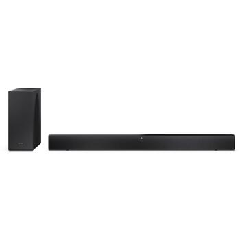 Sharp 2.1 Dolby Atmos/DTS Virtual:X звуковая панель HT-SBW310, 330 Вт, Bluetooth, беспроводное соединение, черный (HT-SBW310)