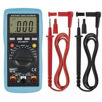 Emos Мультиметр MD-420 M0420N, 35x75x158mm, 2-300V AC, 200mV-300V DC, 3,5 цифровой дисплей, автоматическое отключение (M0420N)