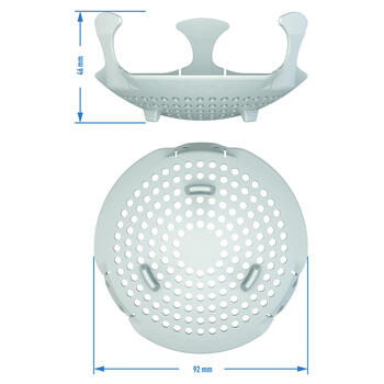 Browin Presēšanas elements 139056, Ø100 mm, 60°C, plastmasa, pārtikai, sietiņš (139056)