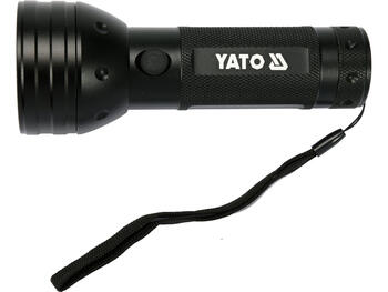 Yato UV LED фонарь YT-08581, 395 нм, 51 LED, 3x1.5V AA, алюминий, IP20, класс III, с очками (YT-08581)