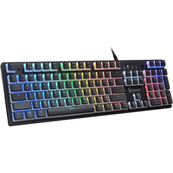 A4Tech Клавиатура A4TKLA47788, механическая, 1.8м, USB, переключатель BLMS Red Plus, RGB подсветка, США раскладка (A4TKLA47788)