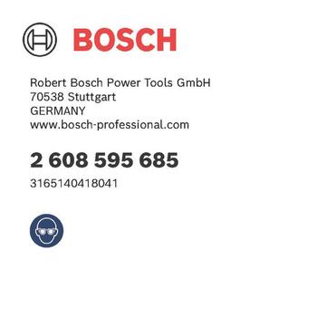 Urbjmašīnām/skrūvgriežiem GARŠ SLĪPĒTS HSS SPIRĀLVEIDA URBIS BOSCH 2608595685 (2608595685)