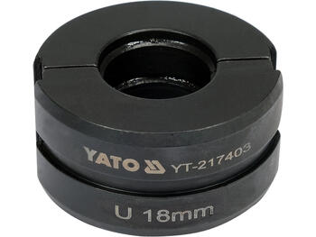 Yato сменные матрицы YT-217403, 18мм, тип U, сталь 40Cr, для труб PEX-Al-PEX и PE-RT/Al/PE-RT (YT-217403)