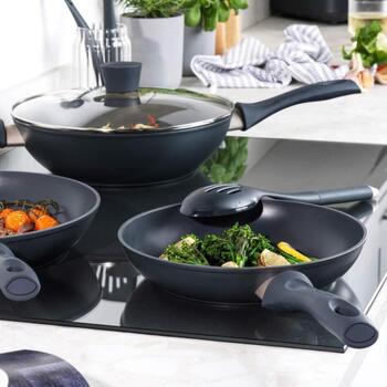 Salter Cepšanas panna BW12258EU7, 24cm, 4.8cm, Alumīnijs, Nepiedegošs, Elektriskā, Gāzes, Stikla keramikas, Indukcijas (BW12258EU7)