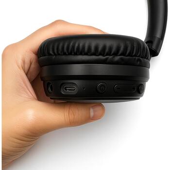 Media-Tech Austiņas MT3611, 14h, 300mAh, ANC, Bluetooth 5.3, 10m, 102dB, 32Ω, 20-20kHz, 3.5mm, USB-C (MT3611)