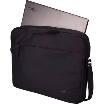 Case Logic Сумка для ноутбука Invigo Eco Attaché INVIA116 BLACK, 39,6 см, полиэстер, водоотталкивающая, съемный плечевой ремень (3205103)