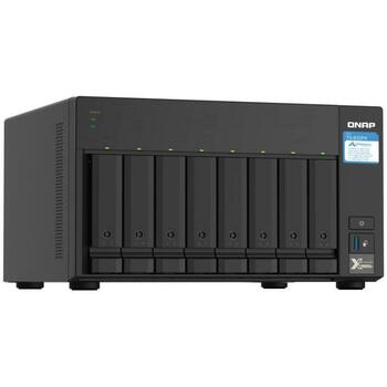 Qnap NAS uzglabāšanas tornis TS-832PX-4G, 8 x 3.5 collu SATA 6Gb/s, 4 GB DDR4, 2 x 10GbE SFP+, 2 x 2.5GbE RJ45 (TS-832PX-4G)