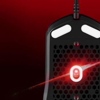 HyperX Pulsefire Haste 2 6N0A8AA, spēļu pele, USB Type-A, 26000 DPI, 650 ips, 8000 Hz, 6 pogas, balta (6N0A8AA)