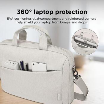 Lenovo Сумка для ноутбука Topload T210 GX41W44768, 40,6см, полиэстер, плечевой ремень, бежевый, водостойкая (GX41W44768)