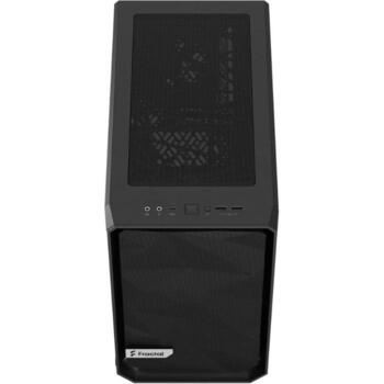 Fractal Design Datora Korpuss Meshify 2 Nano FD-C-MES2N-01, Melns, 2xUSB 3.0, 1xUSB Type-C, 3x2.5'', 1x3.5'', Putekļu filtri (FD-C-MES2N-01)