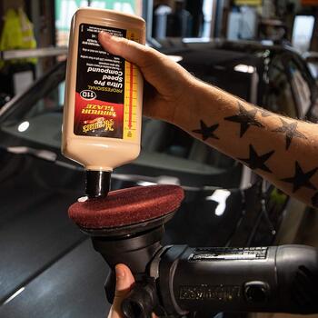 Meguiar's M11001 Mirror Glaze Ultra Pro Сильно режущая полировочная паста 3,78 л (США) (M11001)