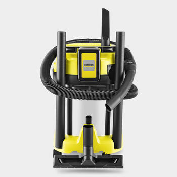 Karcher WD 3-18 S 1.628-575.0, 18V, 17л, 110мбар, 30л/с, 75Вт, 270Вт, 70дБ, 2x0.5м, 35мм (1.628-575.0)