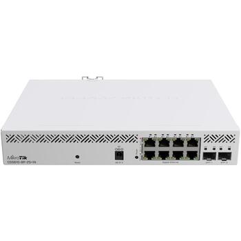 Mikrotik CSS610-8P-2S+IN управляемый коммутатор, 8 гигабитных Ethernet портов, 2 SFP+ порта, 56 Gbit/s, 140 W PoE бюджет (CSS610-8P-2S+IN)