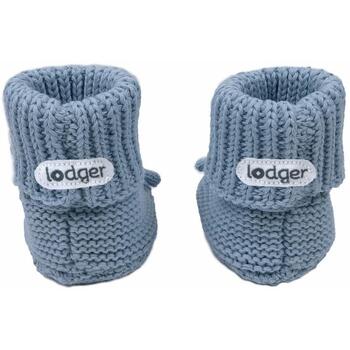 Lodger Slipper Knit пинетки SLK 110_0-6, 0-6M, для мальчиков, 100% хлопок, светло-голубой, Blue Fogg Knit (SLK 110_0-6)