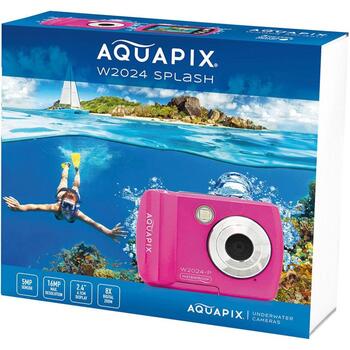 Easypix Aquapix W2024 Splash, 10066, 5MP, 16MP, водонепроницаем до 3м, 8x цифровое увеличение, 2,4 дюймовый экран (10066)