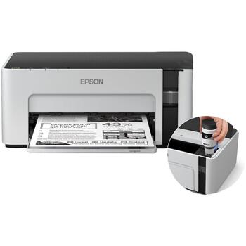 Epson EcoTank M1100 принтер C11CG95403, 1440 x 720 dpi, 15 стр./мин, USB 2.0, 150 листов, монохромный (C11CG95403)