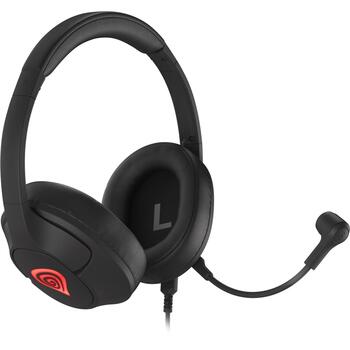 Genesis наушники Radon 800 NSG-1791, 40мм, 32 Ом, 20-20000 Гц, 3.5мм, USB Type-A, проводные, игровые, черные, микрофон (NSG-1791)