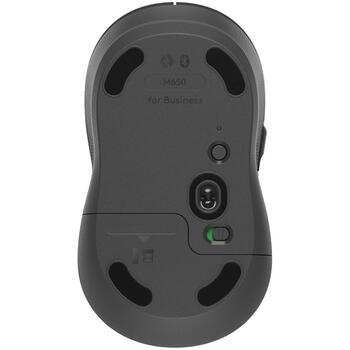 Logitech USB datorpele M650, 910-006274, 4000 DPI, 5 pogas, Bluetooth, akumulators AA, ergonomisks dizains (910-006274)