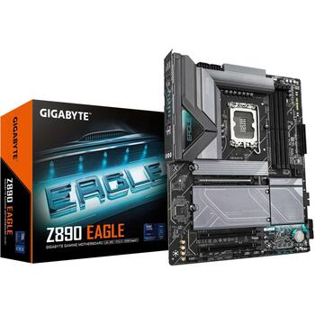 Gigabyte Z890 EAGLE mātesplate, 14+1+2 fāzes VRM, līdz 8800MHz DDR5, 4xM.2, 2.5GbE LAN, USB 4.0 Type-C (Z890 EAGLE)