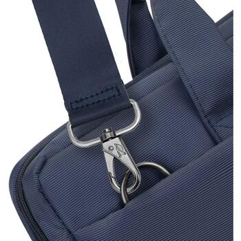 Rivacase Чехол 8231BLUE, 15.6'', Монохромный, устойчивый к царапинам, 1 карман, съемный плечевой ремень (8231BLUE)
