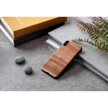 Man&Wood Чехол для смартфона M7718B, 6.5, натуральное дерево, поликарбонат, Apple iPhone XS Max, С изображением (M7718B)