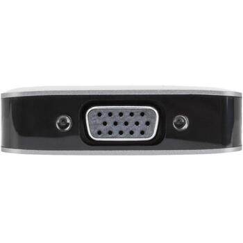 Targus док-станция DOCK419EUZ, 1x HDMI, 1x VGA, 1x RJ-45, 2x USB-A, 1x USB-C, 100W PD, 4K, серая (DOCK419EUZ)