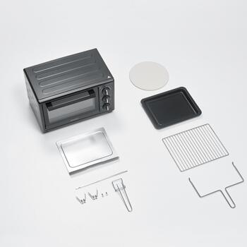 Severin Mini krāsns TO 002079, 20l, 1600W, 4 režīmi, 120min taimeris, konvekcija, rotējošais iesms (TO 002079)