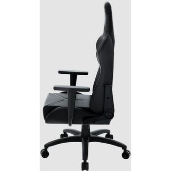Onex Игровое кресло ONEX-STC-T-P-B, 125кг, 90°–135°, механизм бабочка, металлический каркас, ПВХ, черный (ONEX-STC-T-P-B)