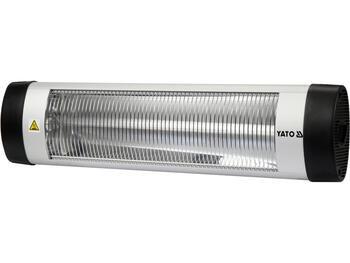 Yato YT-99530 kvarca infrasarkanais sildītājs, 2000W, 220-240V, 50/60Hz, 12-18m², 1900K, 5000h, alumīnija korpuss (YT-99530)