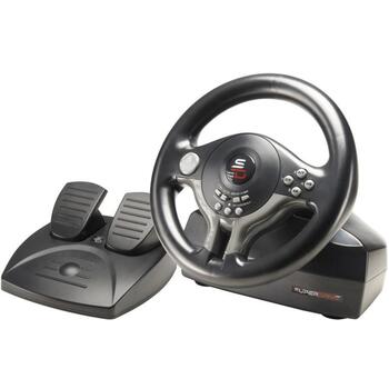 Subsonic игровой руль SV200, 180°, 22см, 12 кнопок, USB, педали, двойная вибрация, PS4, PS3, Xbox One, PC, Nintendo Switch (SA5578)