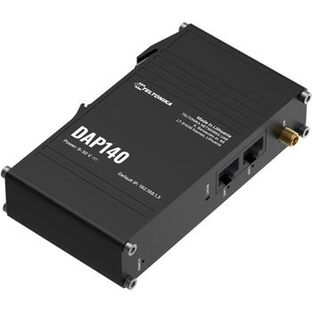Teltonika беспроводная точка доступа DAP140 2.4 GHz, 300 Mbit/s, 2 x 10/100 RJ45, PoE, внешняя антенна, черный (DAP140)