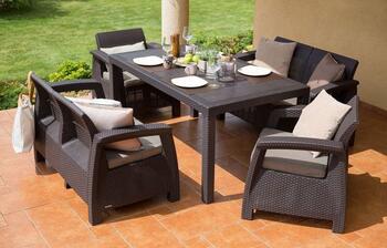 Комплект садовой мебели Corfu Fiesta Set 29198008599 KETER (29198008599)