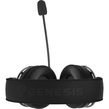 Genesis spēļu austiņas Toron 301 NSG-2160, vadu, 3.5mm, 32 Ohm, 20-20000 Hz, mikrofons, melnas (NSG-2160)
