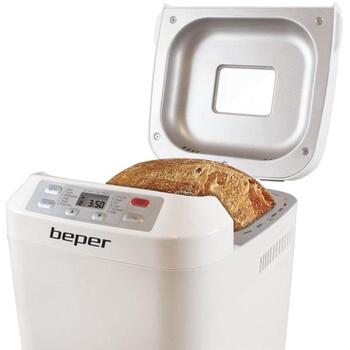 Beper Хлебопечка BC.130, 550 W, 0.6 kg, 12 программ выпечки, таймер на 13 часов, поддержание тепла 1 час (BC.130)