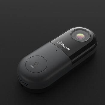 Tellur Умный WiFi Видеодомофон TLL331251, 1080P, 2MP, IP54, 130°, 30fps, 2.4GHz, двусторонняя аудиосвязь (TLL331251)