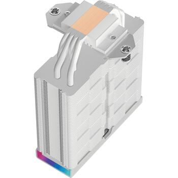 Deepcool CPU dzesētājs AK400 DIGITAL PRO WH R-AK400-WHAPMN-G, 60,89 cfm, 25 dB, 500-1750 RPM, 4 siltuma caurules, PWM atbalsts (R-AK400-WHAPMN-G)