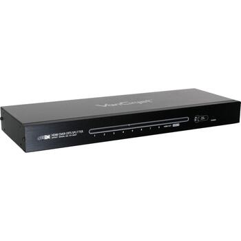 Aten 8-Port HDMI Cat 5 Sadalītājs VS1808T-AT-G, 8 HDMI izejas, 60m, atbalsta 3D, Dolby True HD, RS-232 (VS1808T-AT-G)