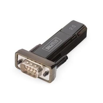 Digitus USB-адаптер последовательного интерфейса DA-70156, RS232, USB 2.0, 1 Мбит/с, FTDI FT232RL, USB удлинитель, Windows (DA-70156)