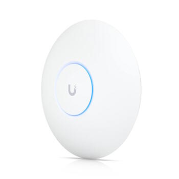 Wi Fi 7 piekļuves punkts trīsbanda 2.4 / 5 / 6 GHz 8 telpiskās plūsmas līdz 160 m² pārklājums 500+ ierīces PoE+ 2.5 GbE UniFi U7-PRO-MAX Balts Ubiquiti (U7-PRO-MAX)