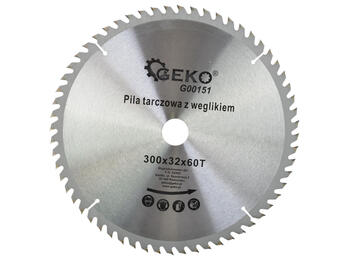 Geko Ripzāģis G00151, 300mm, 32mm, 60 zobi, karbīda zobi, augstas kvalitātes tērauds (G00151)