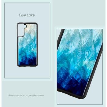 iKins чехол для Samsung Galaxy S21 K6826J, черный, поликарбонат, натуральный перламутр, вырезы для камеры и портов (K6826J)