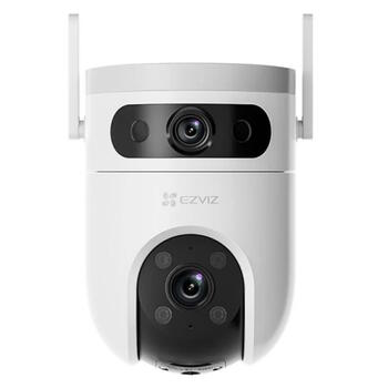 EZVIZ H9C CS-H9c-5MP-5MP, уличная IP-камера с двумя объективами, 2880x1620, 2.8mm/6mm, 350°/80°, IP65, MicroSD до 512GB, H.265 (CS-H9c-5MP-5MP)