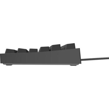 Genesis vadu spēļu tastatūra THOR 404 TKL 30743423, USB, angļu (US), Kailh Box Brown V2, melna, Hot-Swap, mehāniskā, 1.8 m (NKG-2071)