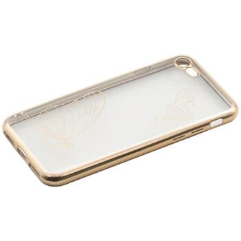 Tellur Задняя крышка TLL121211, 4.7'', золотая, совместима с iPhone 7/8, TPU, тонкая, легкая, дизайн бабочки (TLL121211)