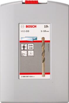 Urbjmašīnām/skrūvgriežiem PRO STAINLESS STEEL HSS-CO SPIRĀLVEIDA URBJU KOMPLEKTS, 2608587014 BOSCH (2608587014)