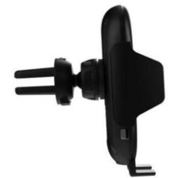 Devia Держатель для телефона в автомобиле 120EA1940001, 5V/1A, 9V/1,2A, Qi, 55-86mm, 360°, USB-C, беспроводная зарядка (120EA1940001)