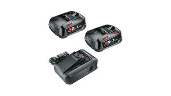 Sākuma komplekts Starter set 18V (2x 2,5 Ah + AL 18V-44), 1600A031T5 BOSCH (1600A031T5)