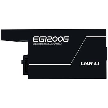 Lian Li Datora barošanas bloks EDGE GOLD 1200 G9P.EG1200G.BH00.EU, 1200W, 80 PLUS Gold, pilnībā modulārs, USB centrmezgls (G9P.EG1200G.BH00.EU)